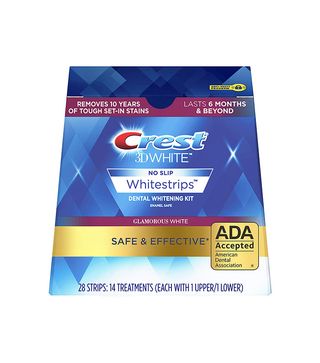 Crest + 3D White Luxe Whitestrip Teeth Whitening Kit, Glamorous White