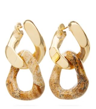 Bottega Veneta + Double-Link Earrings