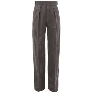 Alexandre Vauthier + Pinstriped Wool Trousers
