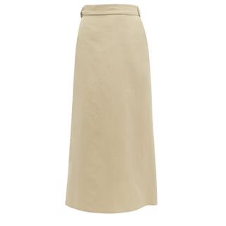 Raey + Tie-Waist Cotton Skirt