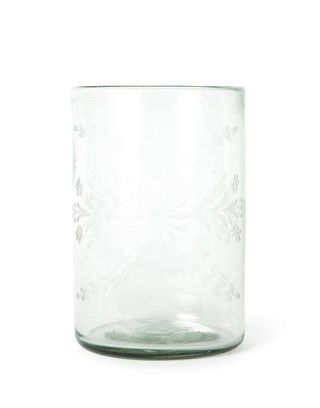 The Little Market + Small Clear Flower Glass Vase