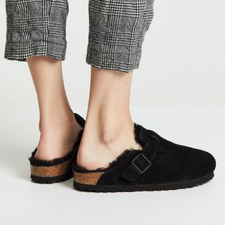 Birkenstock + Boston Shearling Clogs