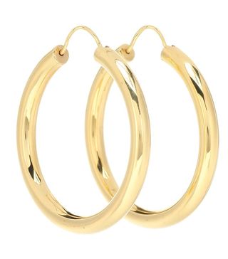 Theodora Warre + Gypsy Gold-Plated Hoop Earrings
