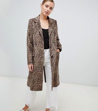 Helene Berman + Leopard Print Coat