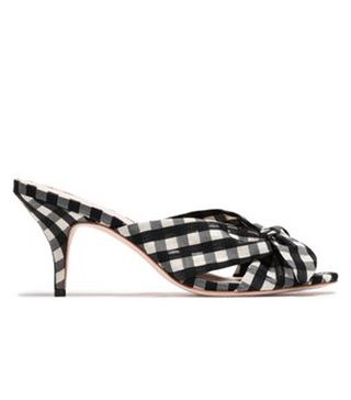 Loeffler Randall + Knotted Gingham Mules