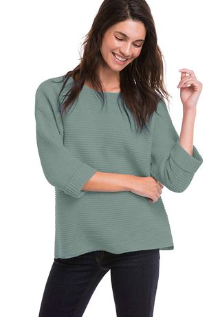 Ellos + Plus Size Ribbed Sweater