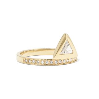 Jacquie Aiche + 14-Karat Gold Diamond Ring