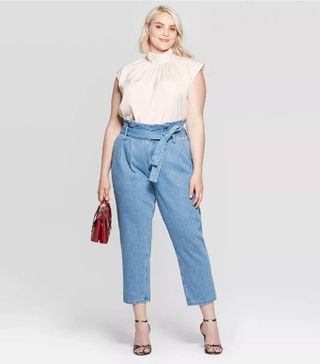 Who What Wear + Mid-Rise Straight Leg Jeans