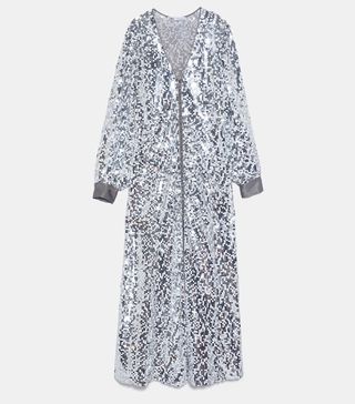 Zara + Sequined Dress