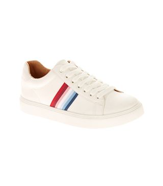 EV1 From Ellen DeGeneres + Cupsole Lace Up Trainer in Stripes