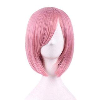 Bopocoko + Short Pink Bob Wig