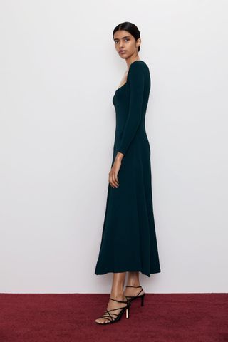 Zara + Knit A-Line Dress