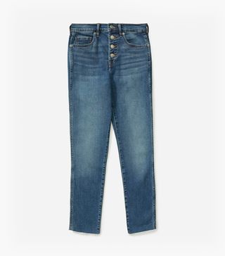 Everlane + Authentic Stretch High-Rise Skinny Button-Fly Jeans