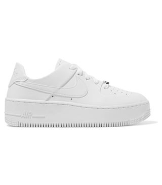 Nike + Nike Air Force 1 Sage Textured-Leather Sneakers