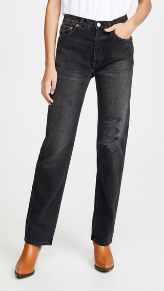 RE/DONE + High Rise Loose Jeans