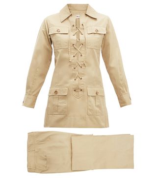 Yves Saint Laurent + 1968 Safari Gabardine Suit