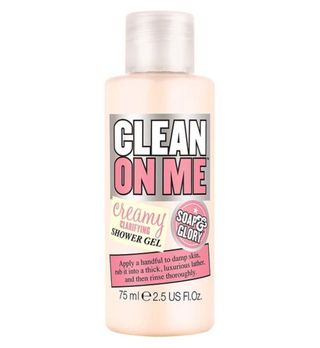 Soap & Glory + Travel Size Clean On Me Body Wash