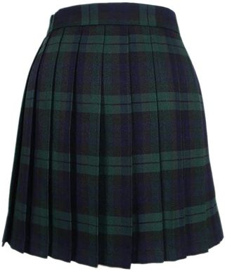 Dcuterq + High Waisted Pleated Skirt