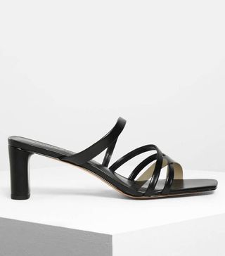 Charles & Keith + Strappy Open Toe Mules