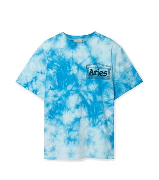 Aries + Printed Tie-Dyed Cotton-Jersey T-Shirt