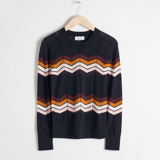 & Other Stories + Zig-Zag Wool Sweater