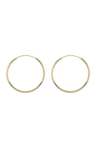 Argento + 40mm Endless Hoop Earrings