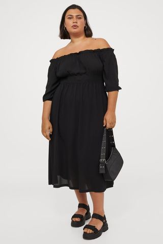 H&M+ + Off-the-Shoulder Dress