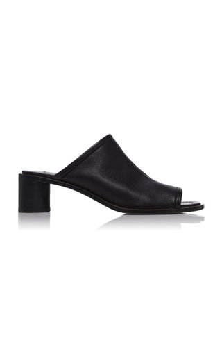 Acne Studios + Bernelle Two-Tone Leather Mules