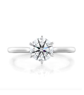 Hearts on Fire + Camilla 6 Prong Engagement Ring
