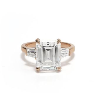 Ashley Zhang Jewelry + Grace Emerald Cut Engagement Ring