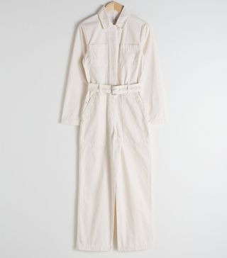 & Other Stories + Belted Workwear Boilersuit