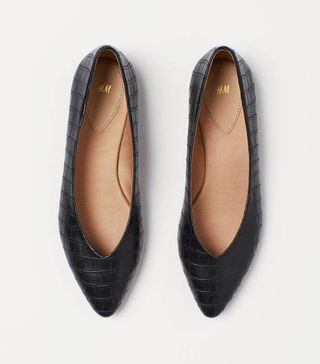 H&M + Pointed ballet pumps