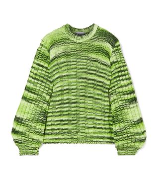 Ganni + Neon Melange Sweater