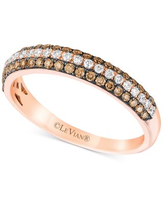 Le Vian + Chocolatier® Diamond Band in 14k Rose Gold