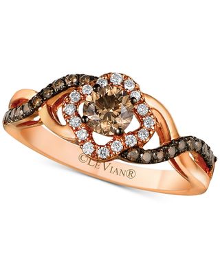 Le Vian + Chocolatier® Diamond Ring in 14k Rose Gold