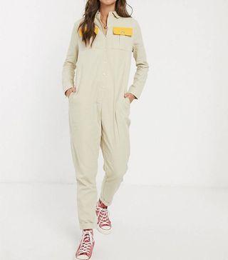 Daisy Street + Boilersuit With Contrast Pockets