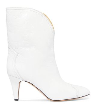 Isabel Marant + Dythey Leather Ankle Boots