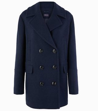 Marks and Spencer + Double Breasted Peacoat