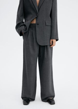 Mango + Wool Suit Trousers
