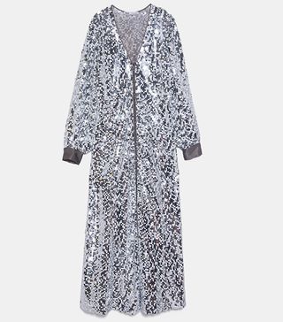 Zara + Sequinned Dress