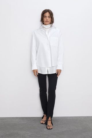 Zara + Basic Cotton Shirt