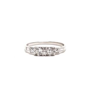 Vintage + Art Deco Engagement Ring