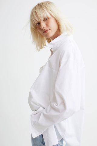 H&M + Oversized Cotton Shirt