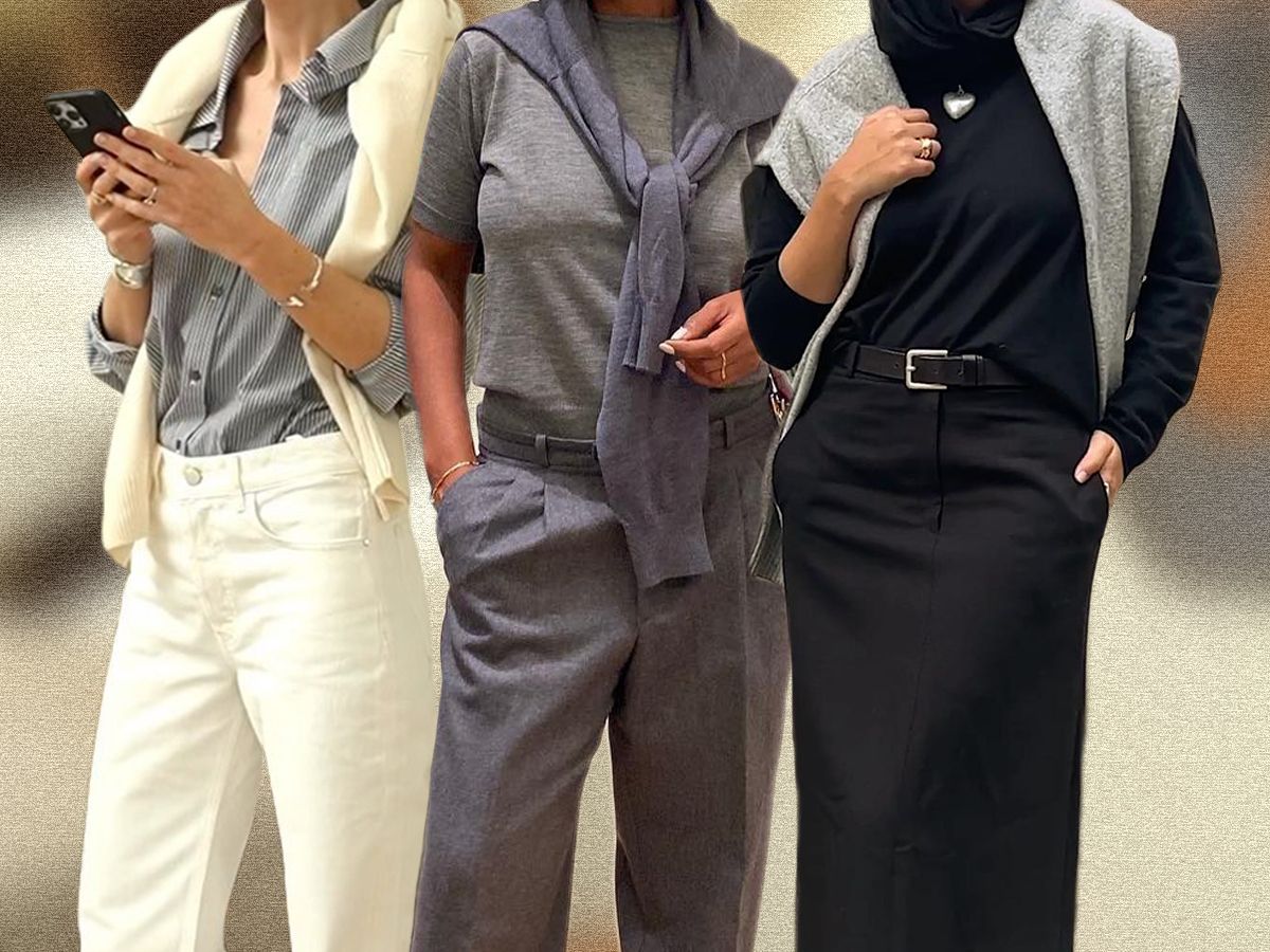 How to Style a Sweater Around the Shoulders for Women Who What Wear