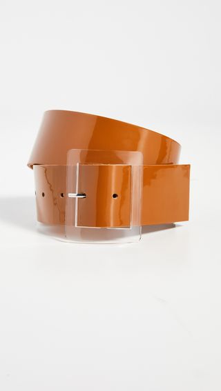 Tibi + Patent Leather Belt