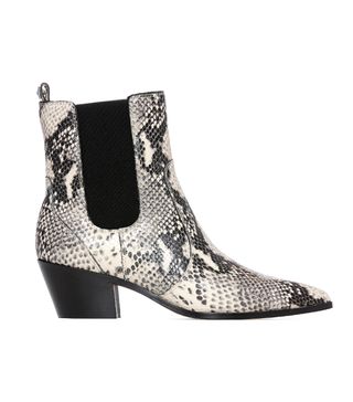 Paige + Willa Bootie in Snake Roccia