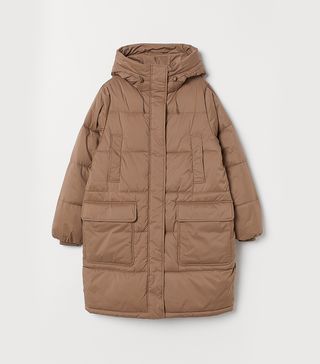 H&M + Hooded Padded Coat
