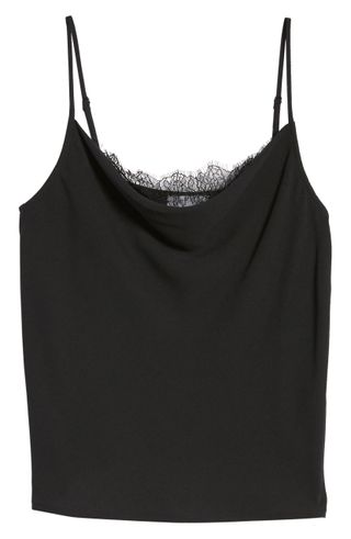 Leith + Lace Inset Cowl Camisole
