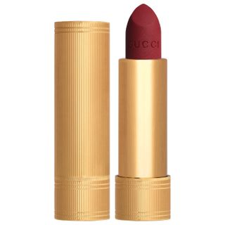 Gucci + Velvet Matte Lipstick in Myra Crimson
