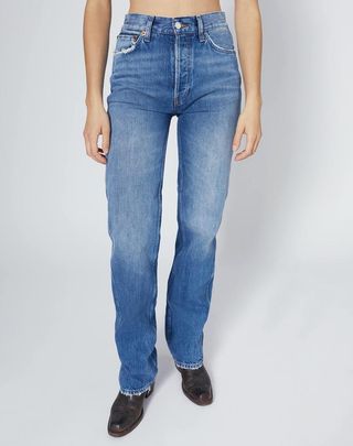 Re/Done + High Rise Loose Jeans